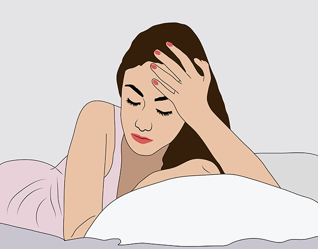 女士、失眠、痛苦-康兴医疗器械官网